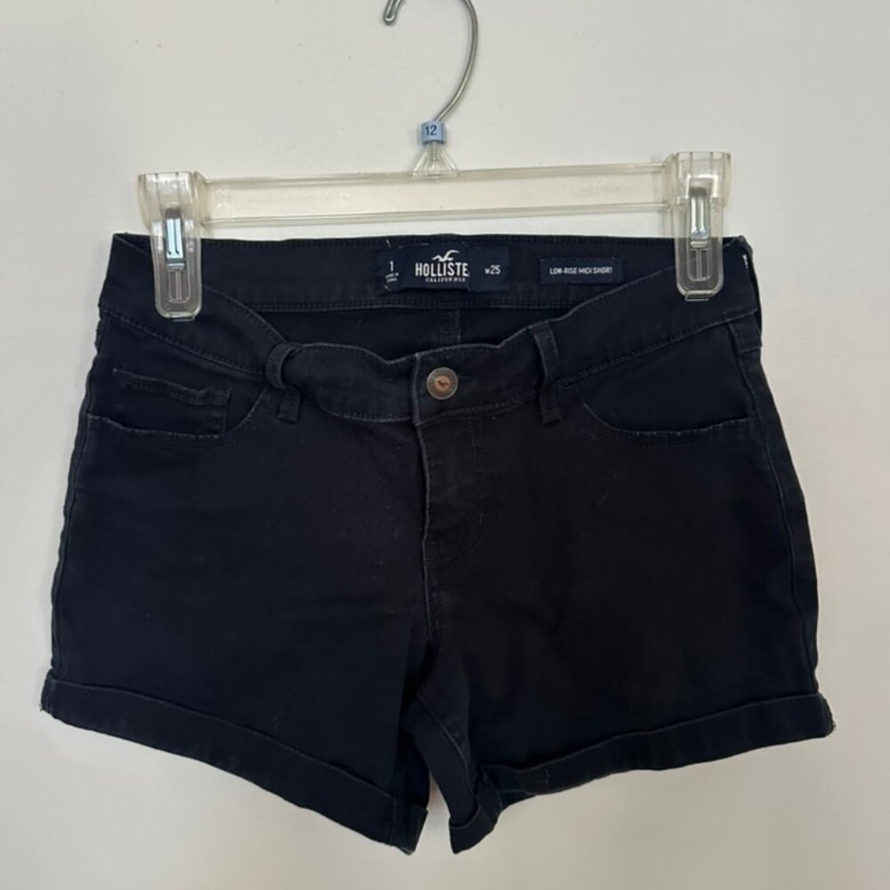 Hollister Navy Midi Shorts